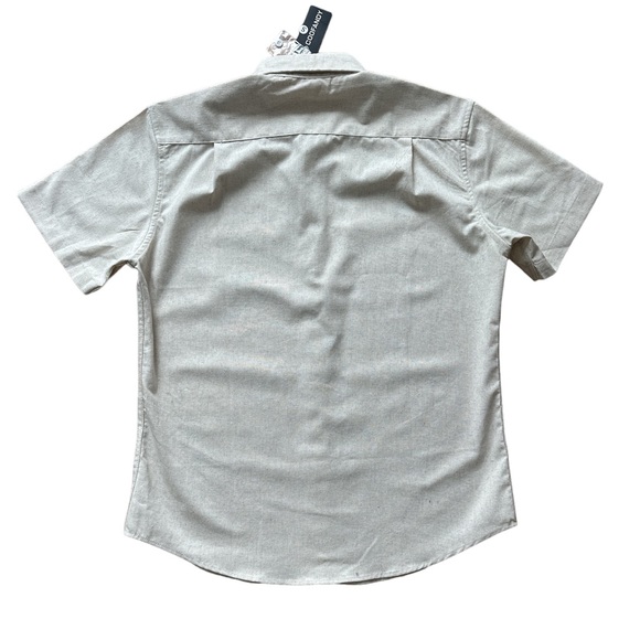 Coofandy Linen Rayon Shirt Button Down Men’s Small Beige lightweight summer - Picture 3 of 7